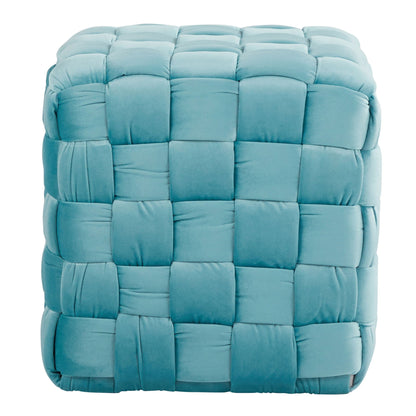 Square Braided Ottoman - Lumi Source