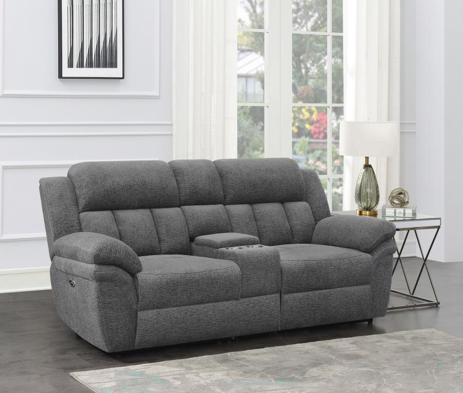 Bahrain - Upholstered Motion Loveseat CoasterEssence