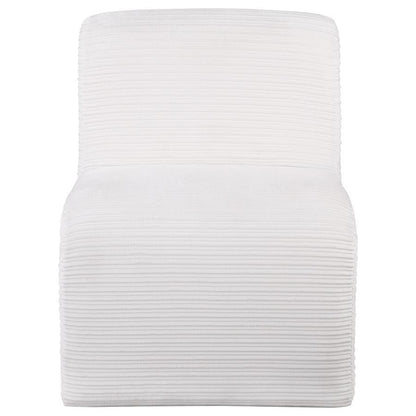 Drayton - Upholstered Curved Armless Accent Chair Coaster Fine Furniture