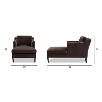 Josephine - Upholstered Chaise Lounge Jennifer Taylor Home