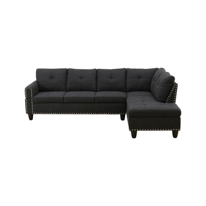 L - Shaped Sectional Sofa With Movable Left Chaise Home Essentials