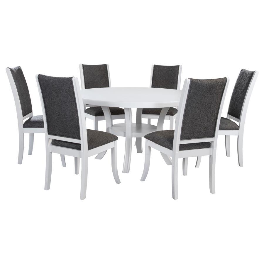 Judd - Round Wood Dining Table Set Coaster Fine Furniture