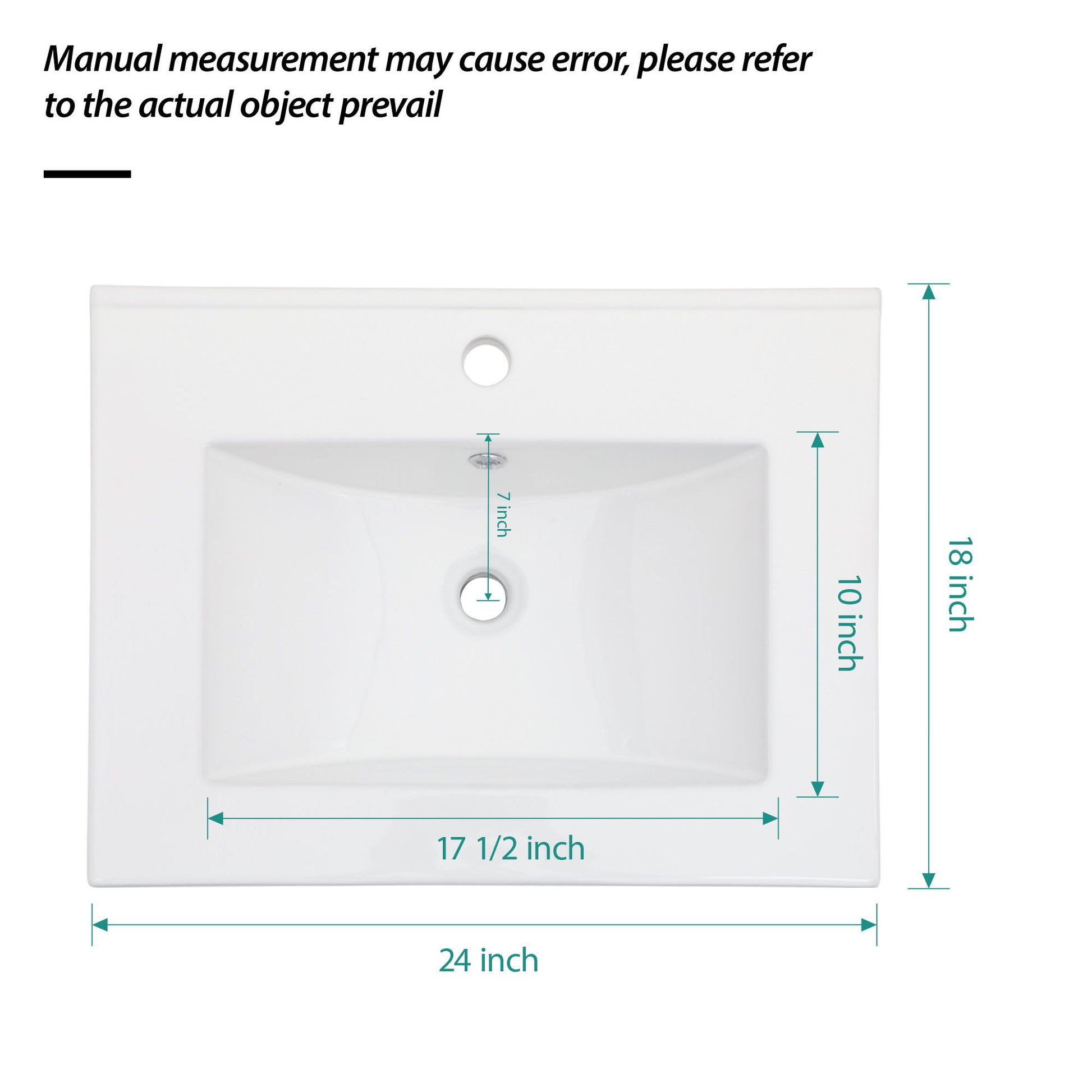 Premium Rectangular Vanity Top With Single Faucet Hole And Overflow Daily Nest