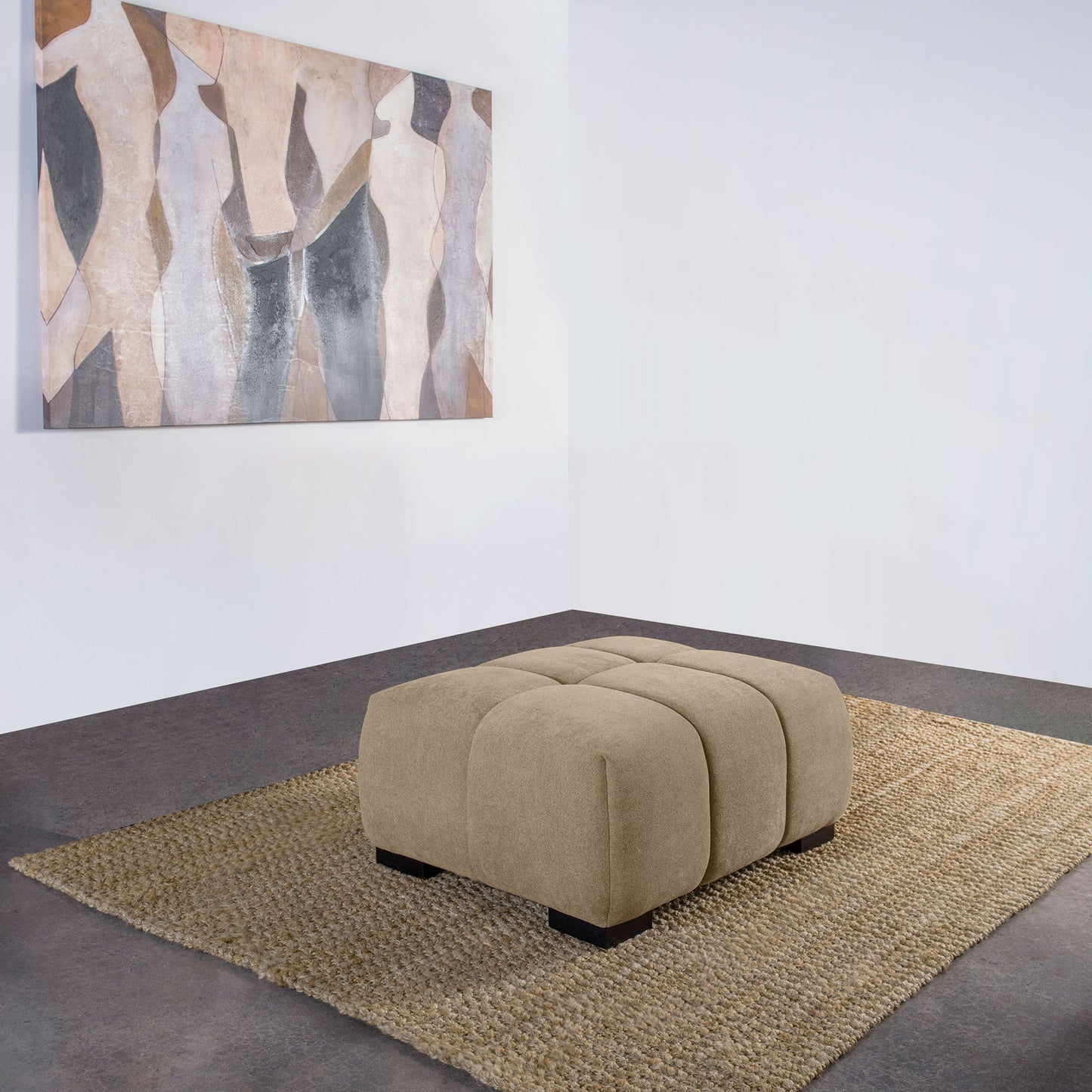 Plather - Rectangular Ottoman Furniture Max