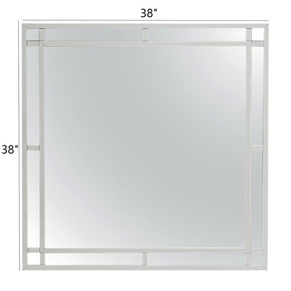 Madison - Mirror - Silver Champagne Glory Furniture