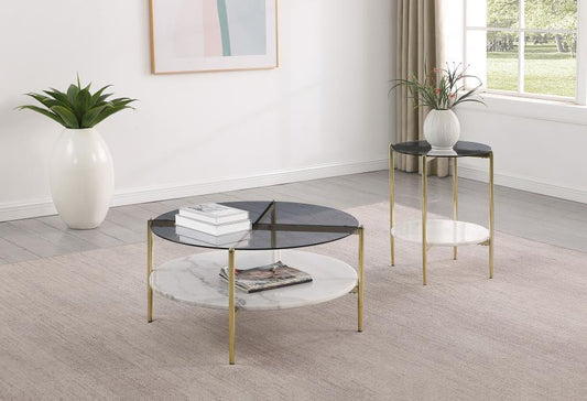 Jonelle - Round Coffee Table Set Coaster Fine Furniture