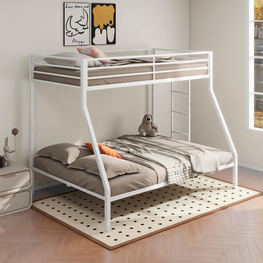 Alevera - Metal Bunk Bed With Ladder Coaster Fine Furniture