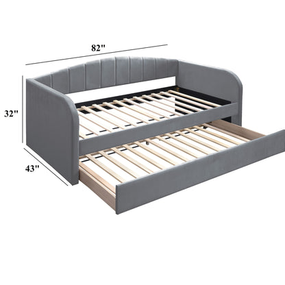 Modern Day Bed Trundle With Slat Support Home Essentials