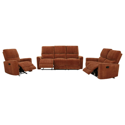 Trask - Reclining Sofa Set Furniture Max