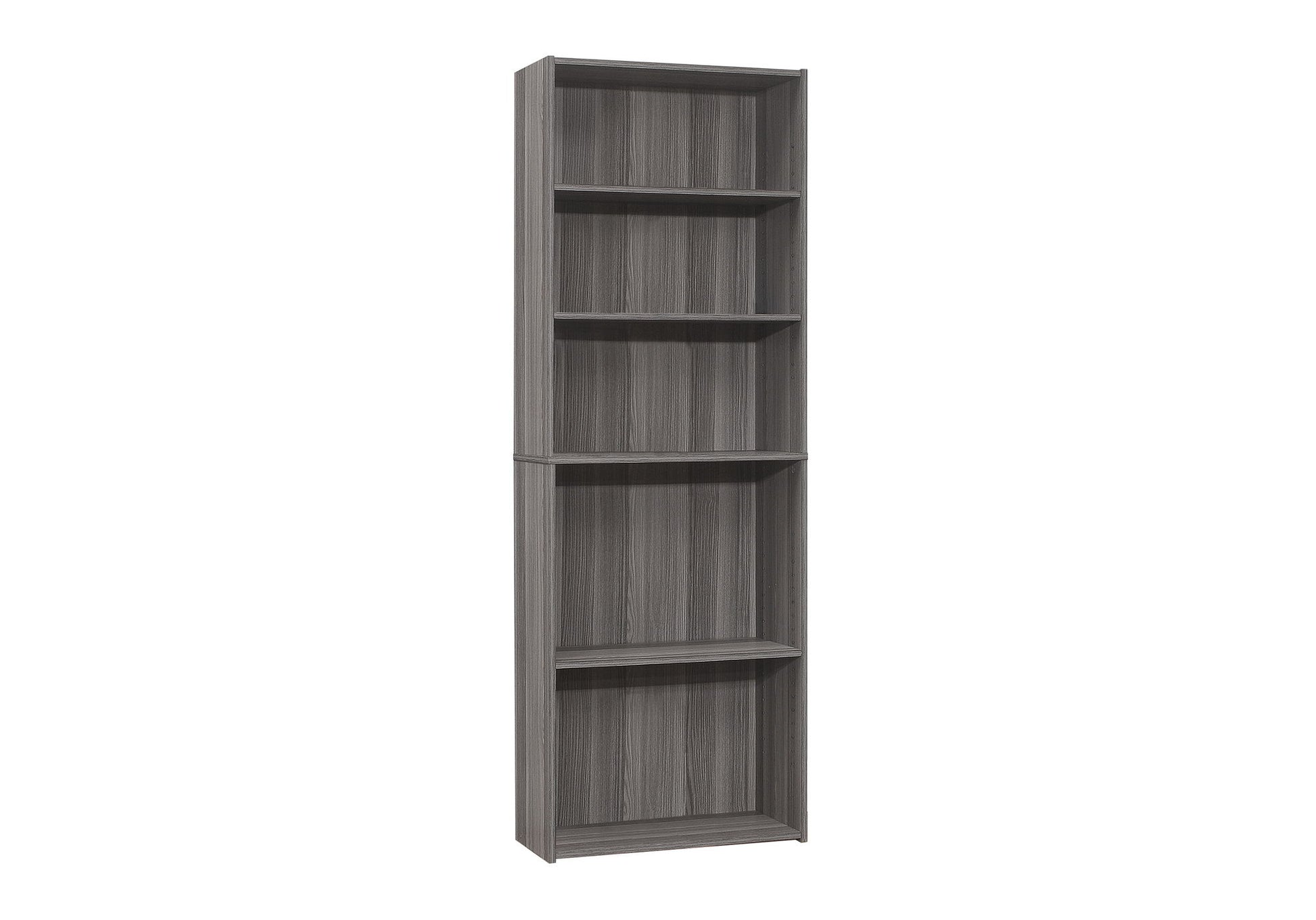 Bookshelf, Bookcase, 6 Tier, For Office, Transitional 8th Street