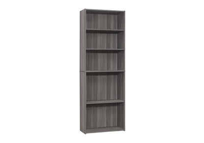 Bookshelf, Bookcase, 6 Tier, For Office, Transitional 8th Street