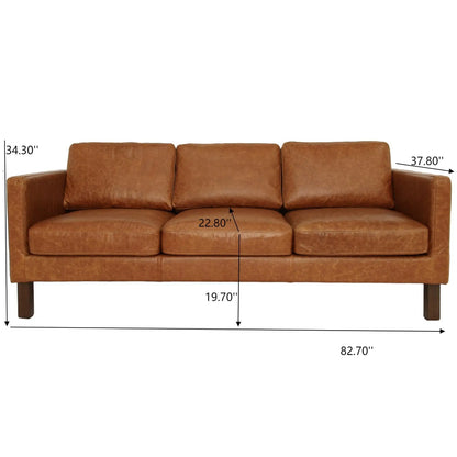 Memphis - Waxy Sofa - Cognac Ashcroft Furniture