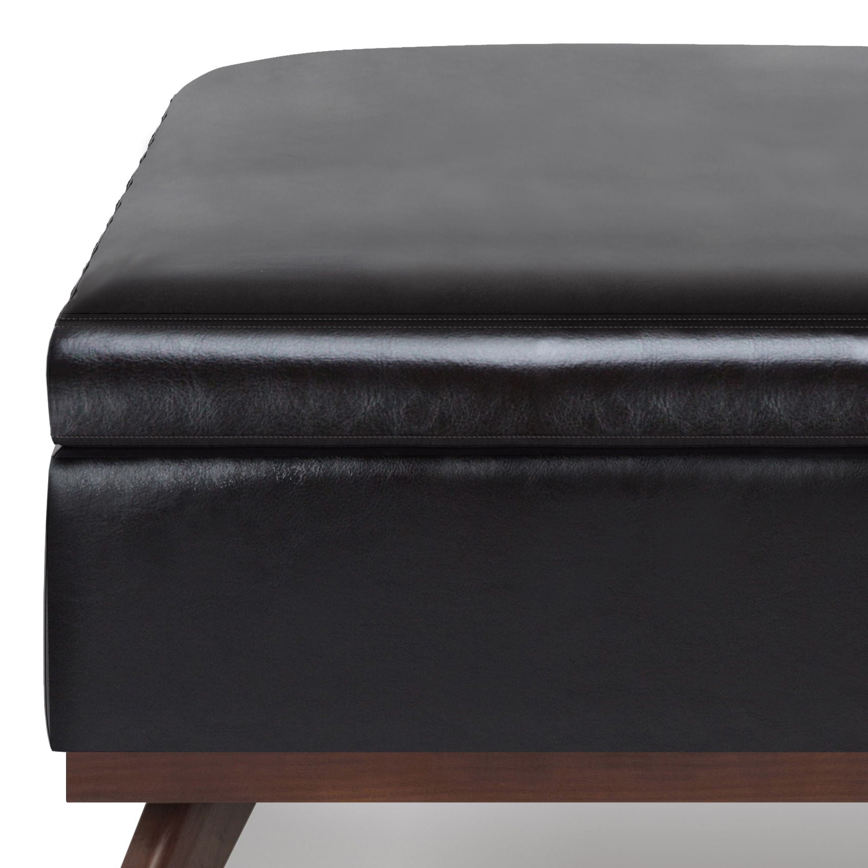Owen - Multifunctional Square Coffee Table Storage Ottoman Simpli-Home