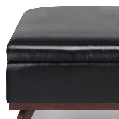 Owen - Multifunctional Square Coffee Table Storage Ottoman Simpli-Home
