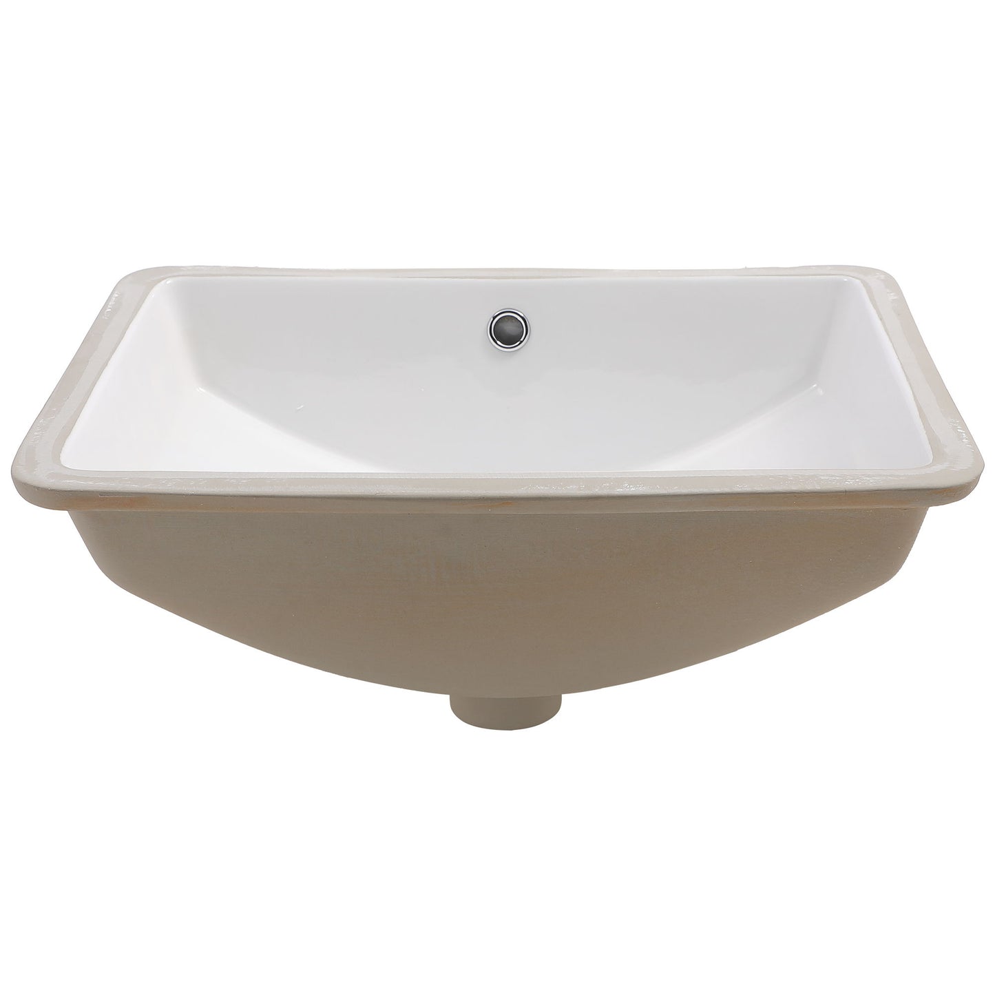 Modern Ceramic Undermount Bathroom Sink With Overflow, High Quality Daily Nest