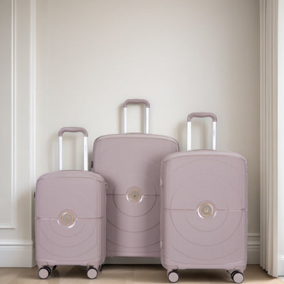 3 Piece Set Expandable Hardshell Suitcase Double Spinner Wheels Daily Nest
