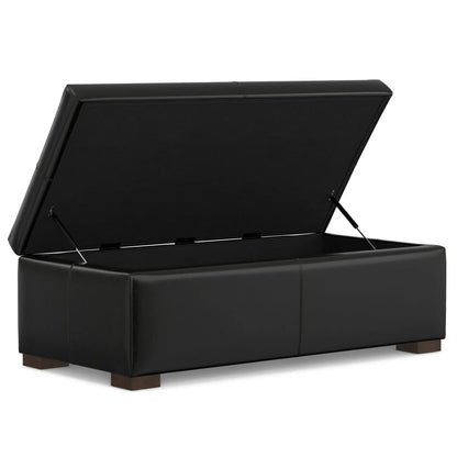 Gabbie - Coffee Table Upholstered Storage Ottoman Simpli-Home