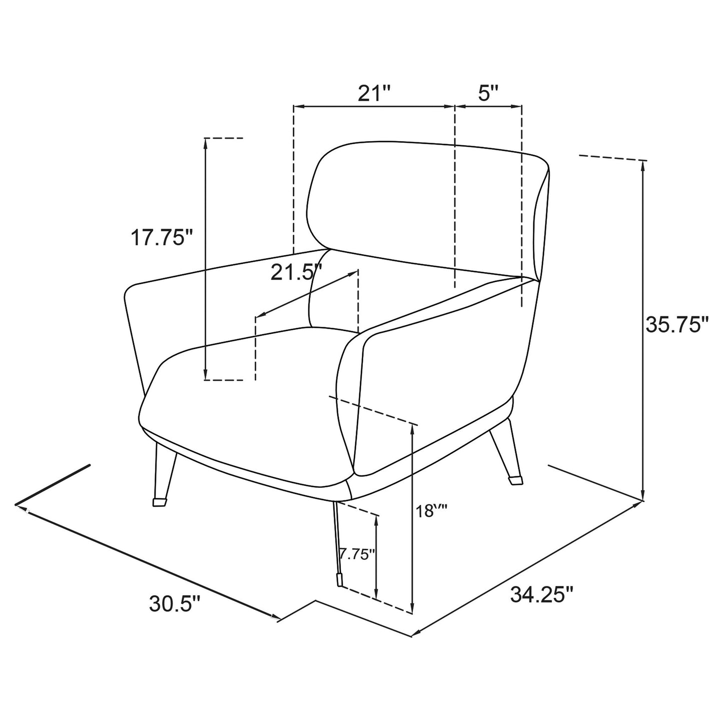Fitzgerald - Accent Chair Furniture Max