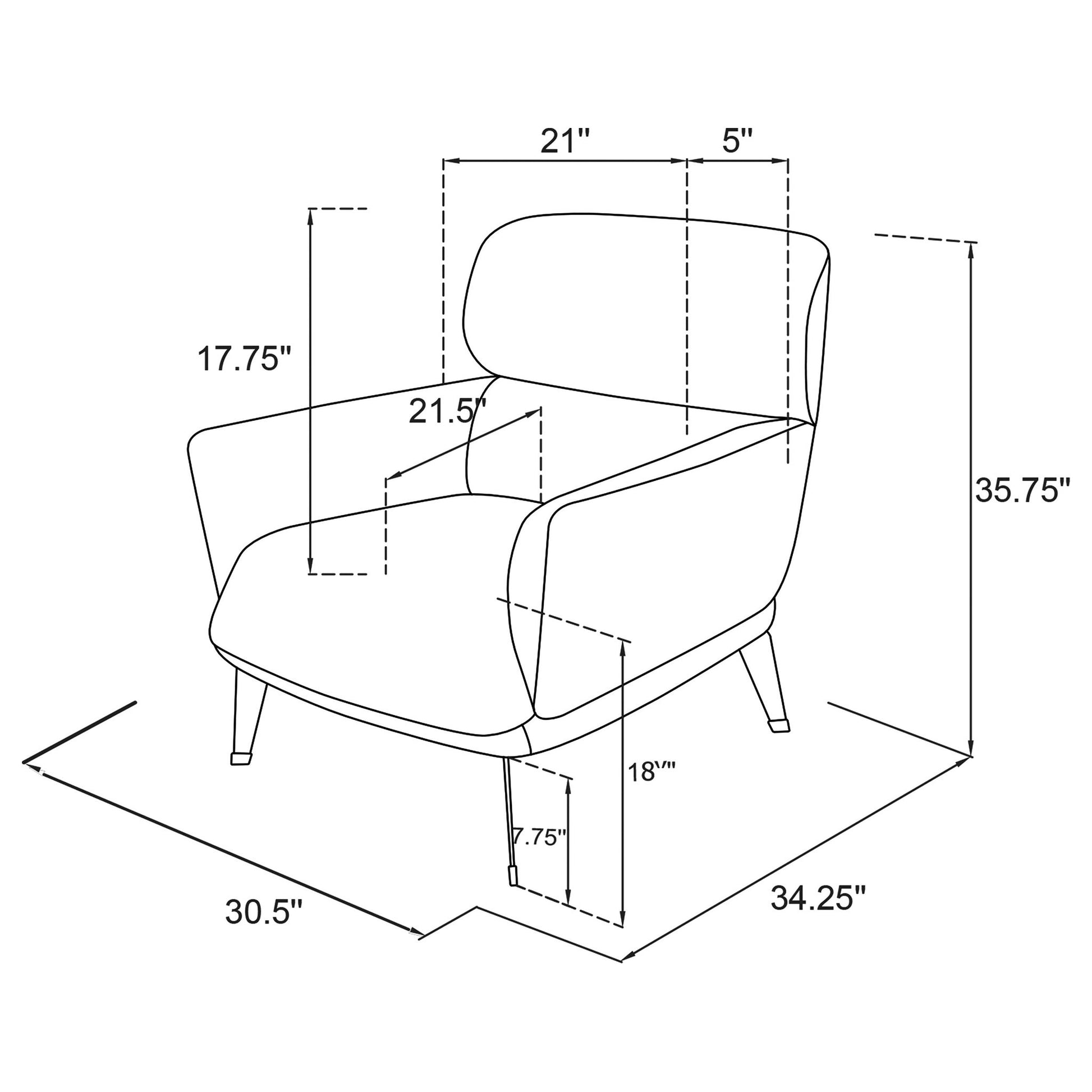 Fitzgerald - Accent Chair Furniture Max