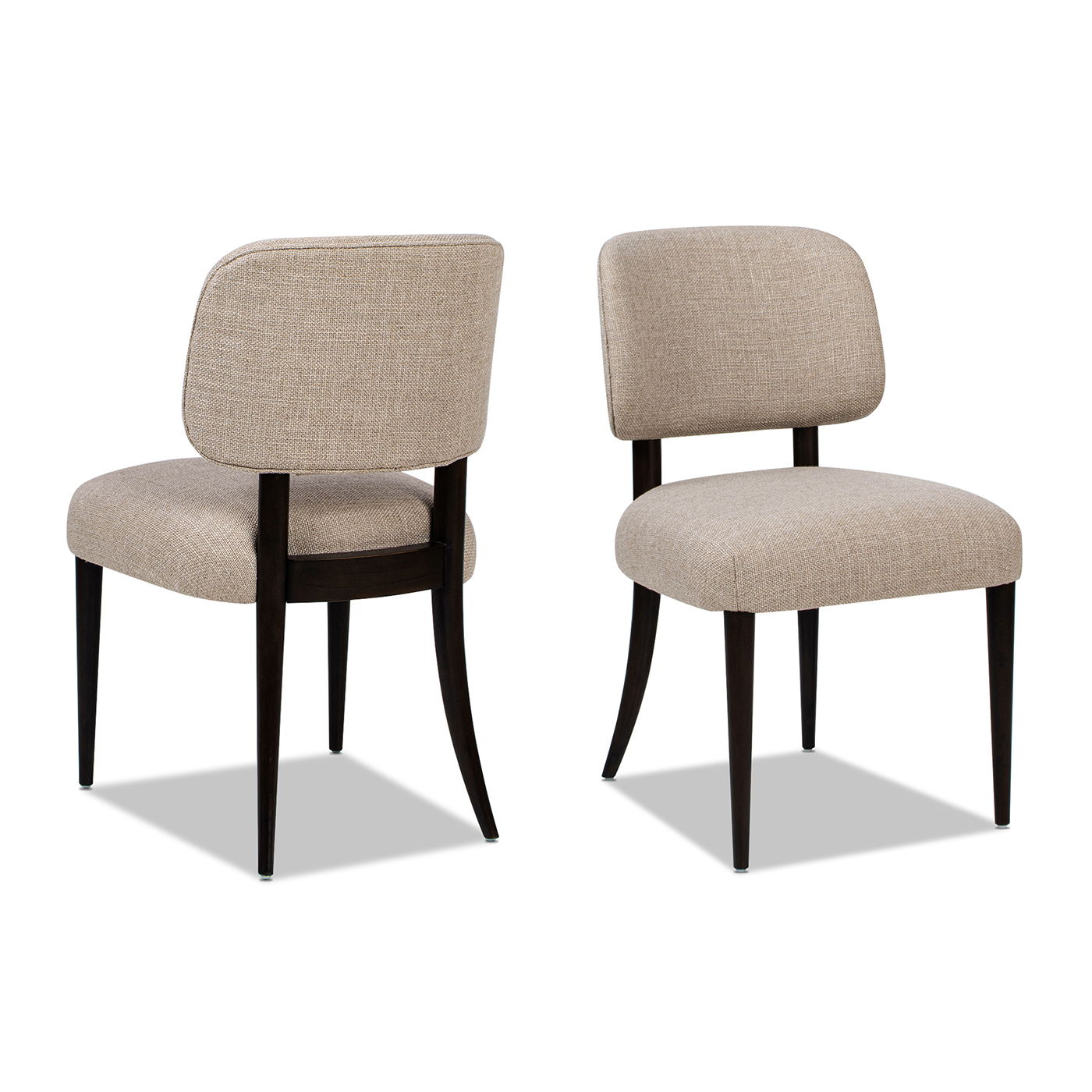 Harriet - Split Back Upholstered Dining Side Chair (Set of 2) - Merino Gray Jennifer Taylor Home