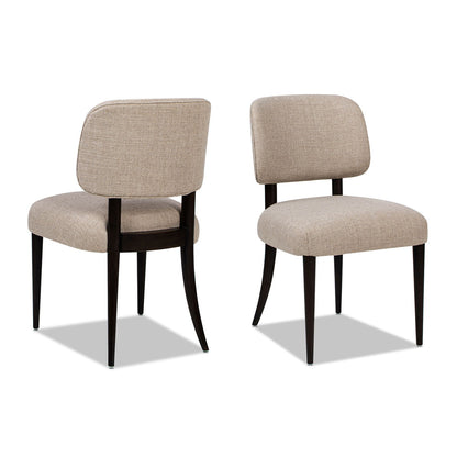 Harriet - Split Back Upholstered Dining Side Chair (Set of 2) - Merino Gray Jennifer Taylor Home