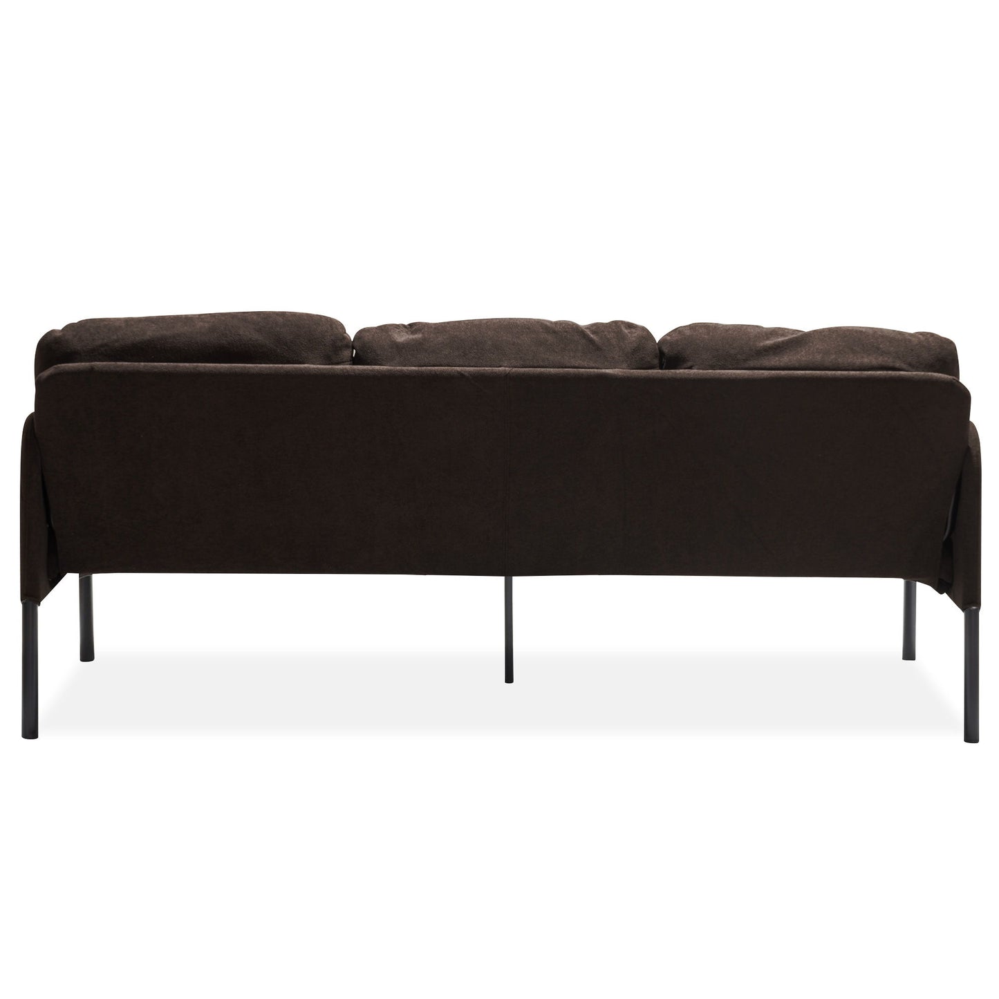 Modern L Shaped 3 Seater Sofa With Ottoman, Upholstered Couch For Small Spaces Home Essentials