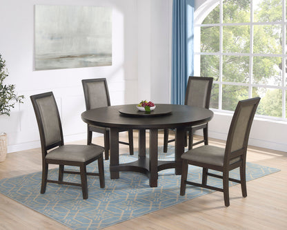 Jeffries - 5 Piece Dining Room Set - Espresso Crown Mark