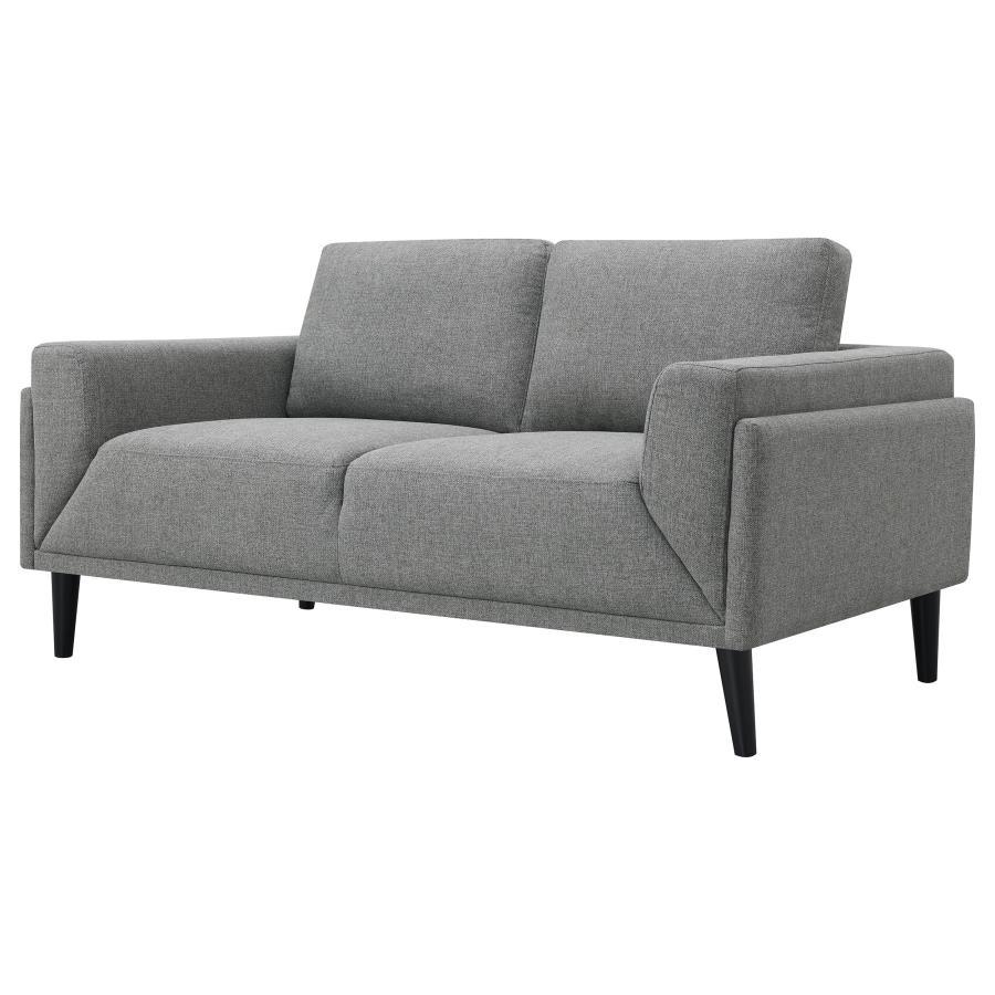 Rilynn - Upholstered Track Arm Loveseat Coaster Fine Furniture