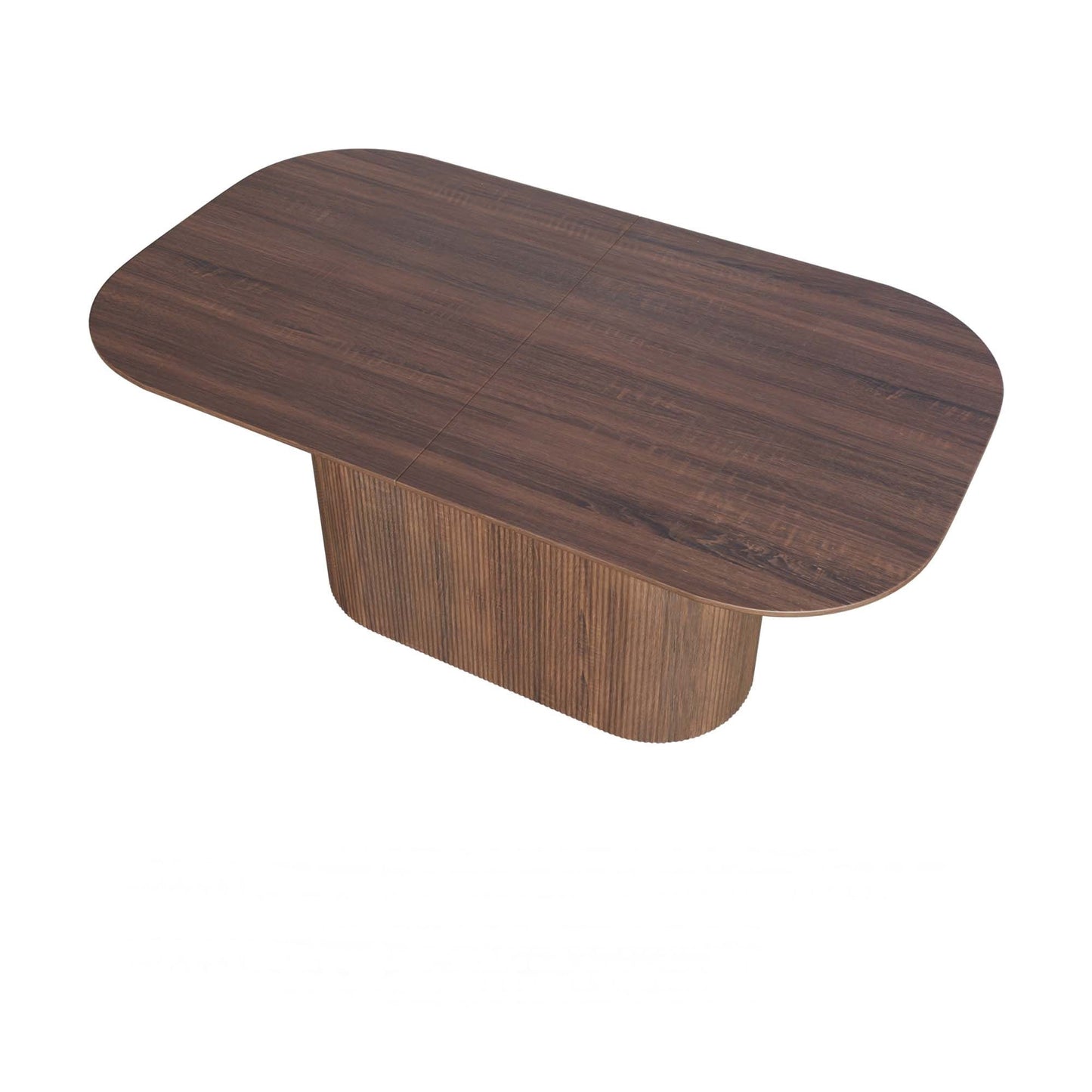 Modern Dining Table With Vertical Striped Legs Home Essentials