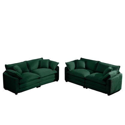 Elegant Oversized Sectional Sofa Set With Deep Seats And Flexible Layout Home Essentials