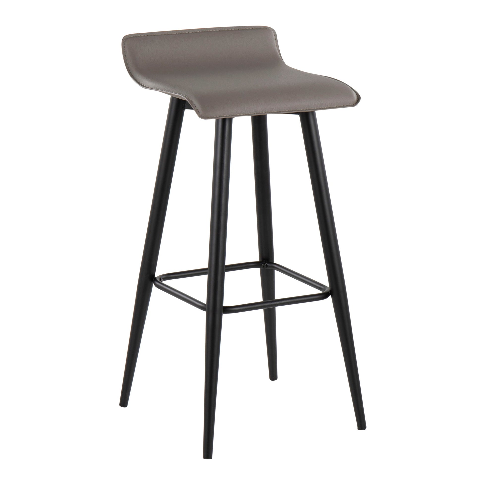 Ale - Contemporary Fixed Height Bar Stool (Set of 2) Lumi Source