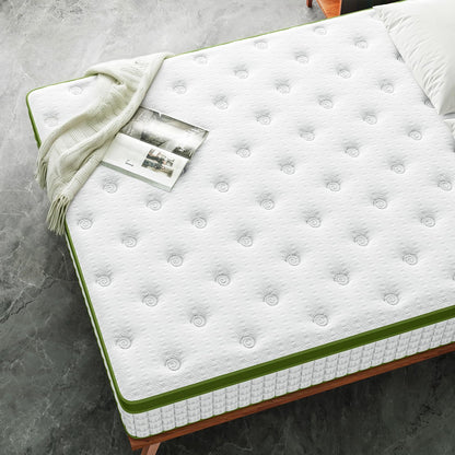 12" Hybrid Mattress With Gel Memory Foam & Pocket Springs Somnus Mattress USA