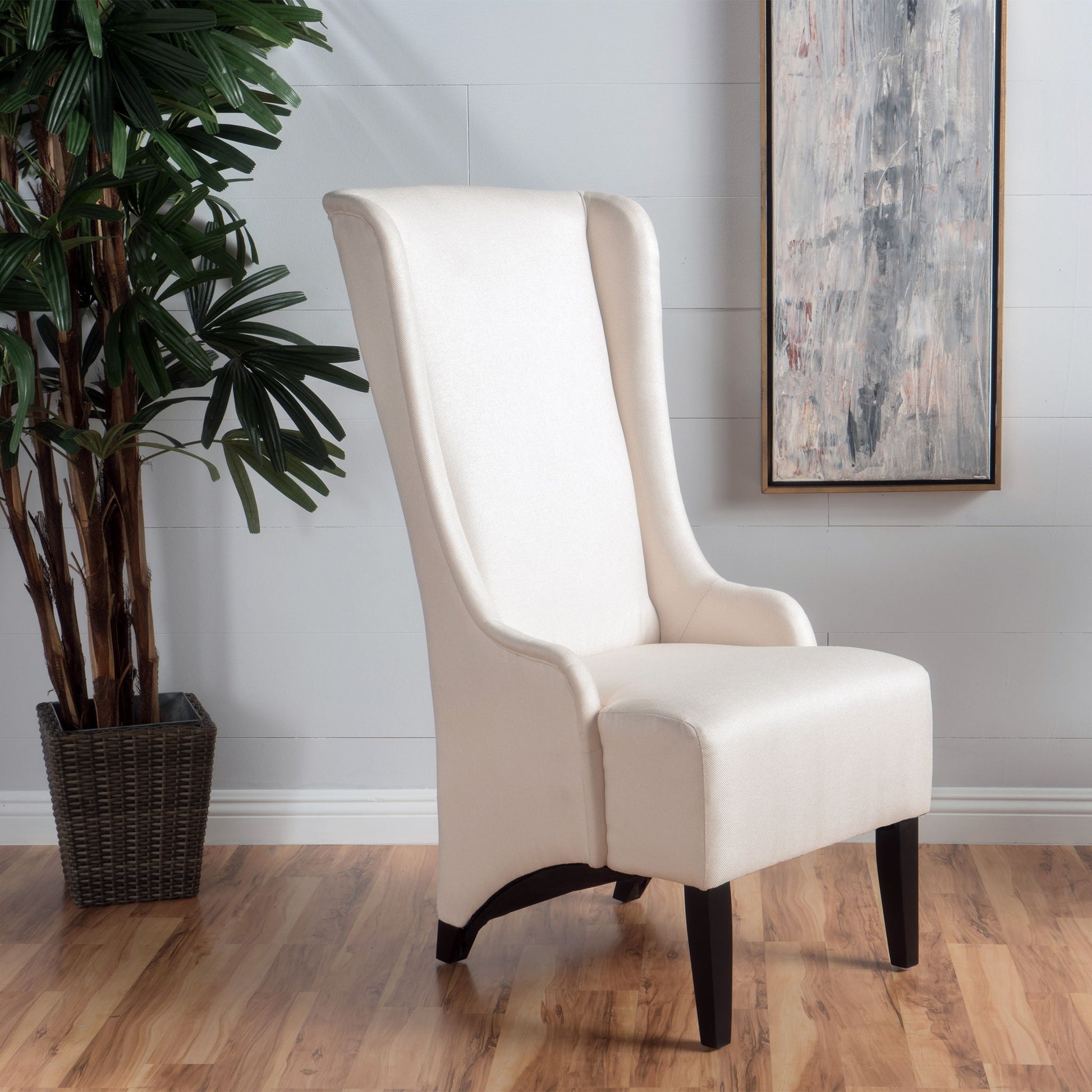 Alight - Upholstered Dining Chair With High Back And Birch Wood Legs (Set of 2) Noble House