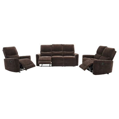 Trask - Reclining Sofa Set Furniture Max