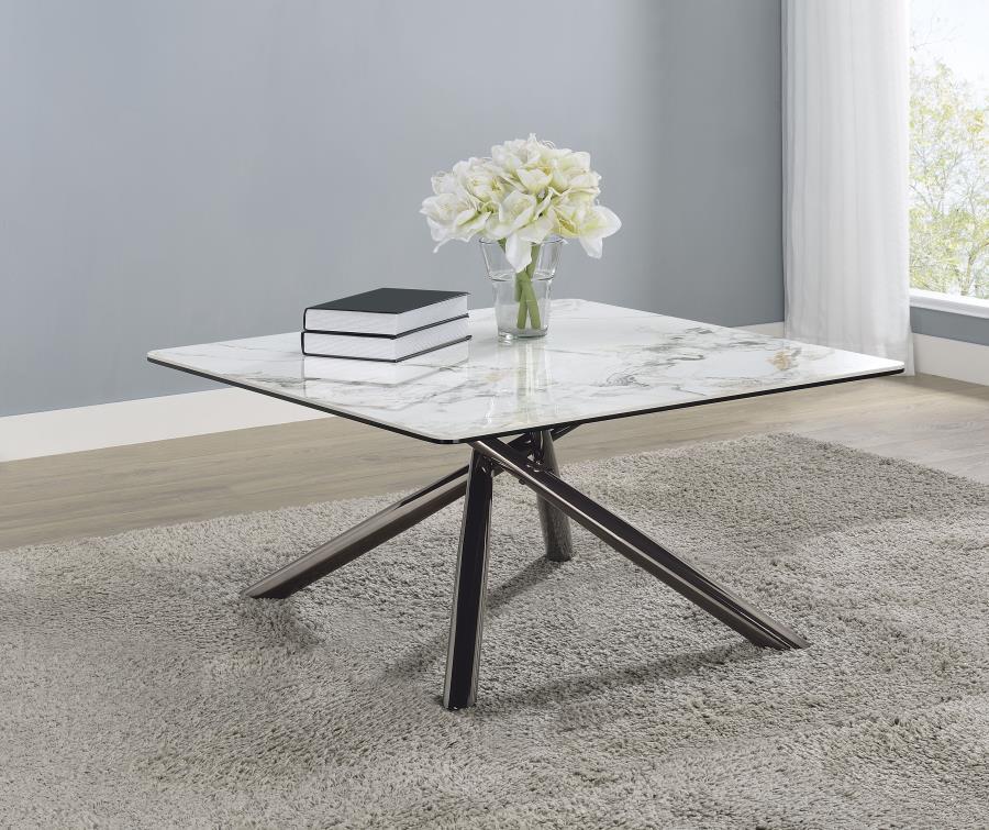 Carvell - Square Sintered Stone Table Coaster Fine Furniture