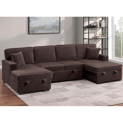 Convertible Sectional With Pull Out Bed Home Essentials