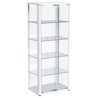 Aero - 5-Shelf Display Curio Cabinet With Led Lighting Coaster Fine Furniture