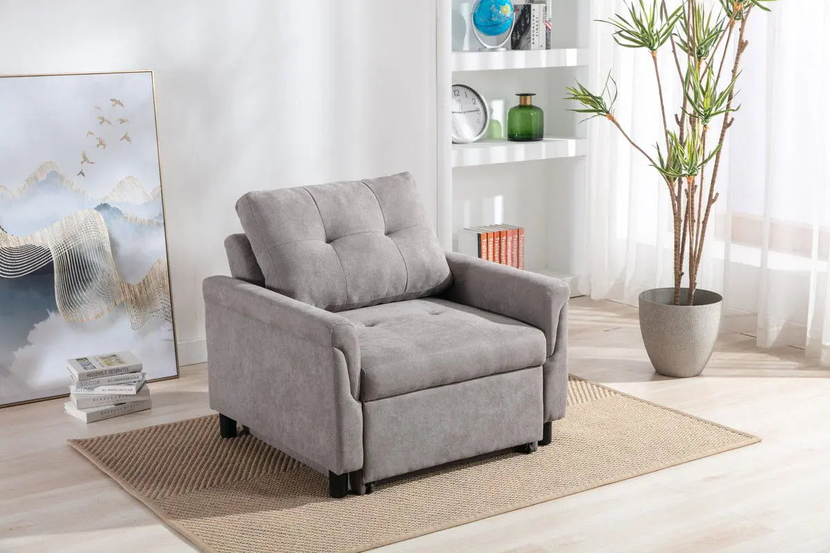 Hannah - Woven Convertible Armchair Lilola Home