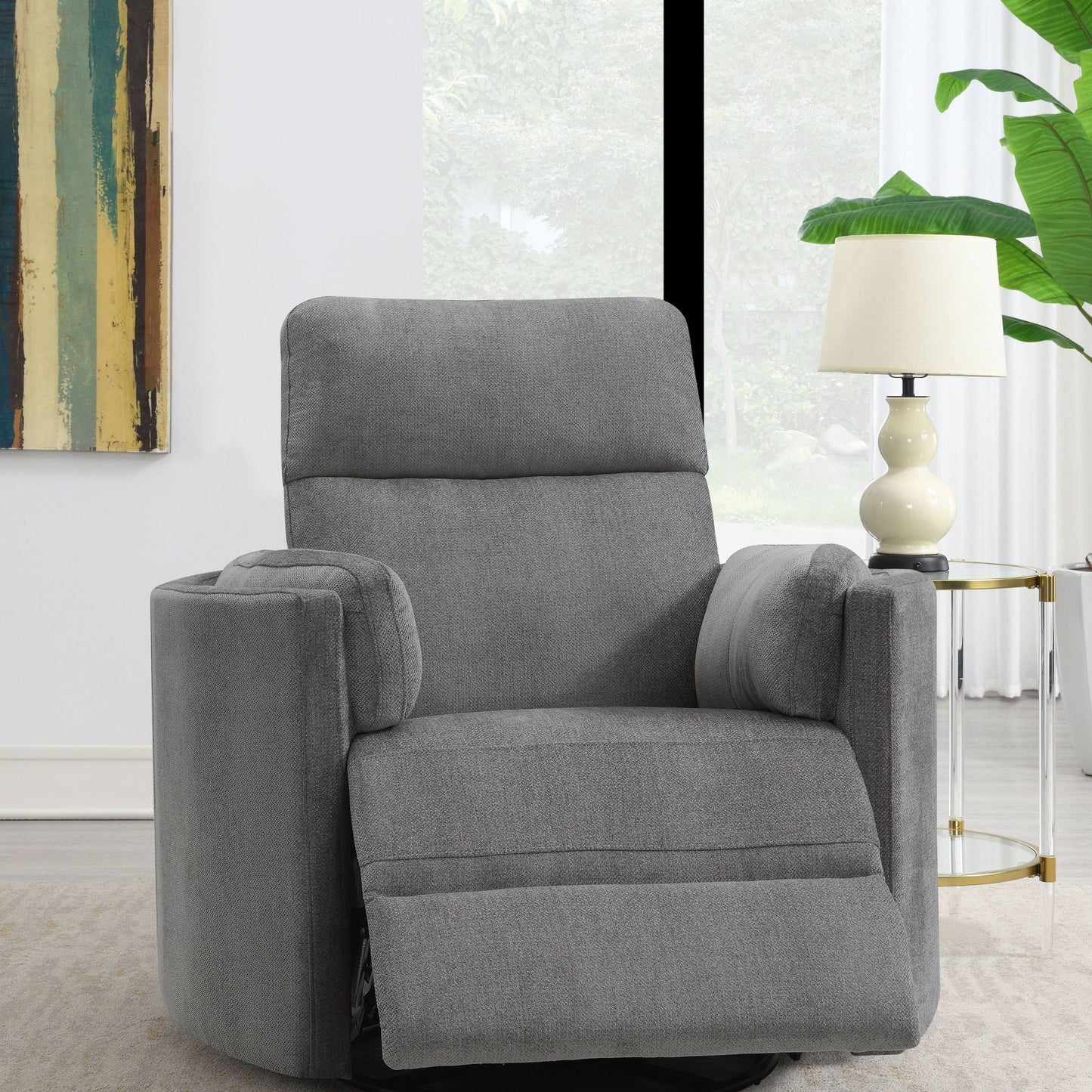 Sagen - Glider Recliner With Swivel Acme