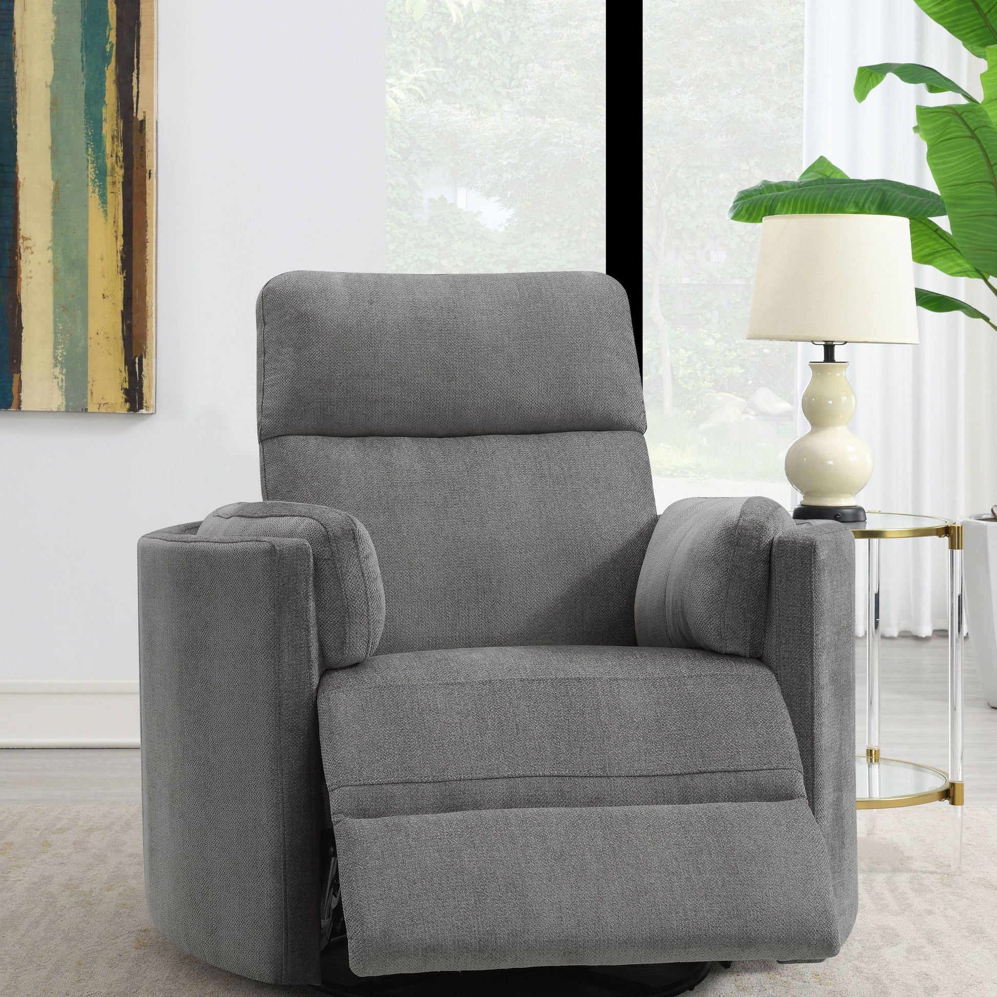 Sagen - Glider Recliner With Swivel Acme