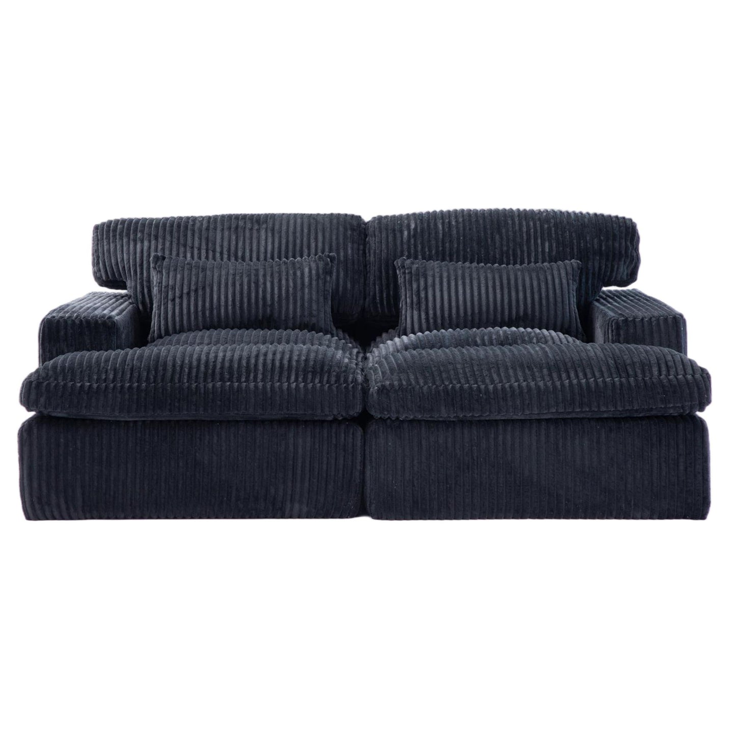 Double Chaise Lounge Chair, Oversized Upholstered Sleeper Cloud Couch Home Essentials