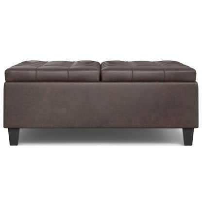 Harrison - Large Coffee Table Storage Ottoman Simpli-Home