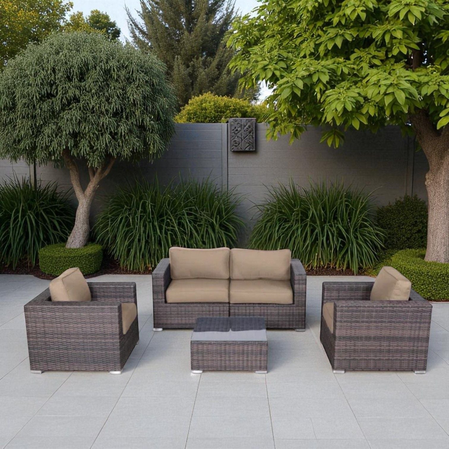 Sectional, Stylish Entertainment, Outdoor Living LSI Patio Furniture