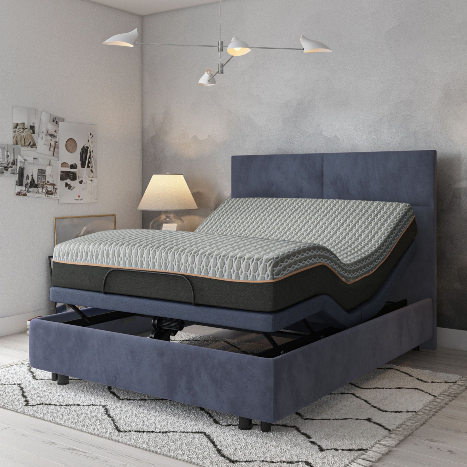 Copper Lux Hybrid - 14" Mattress With Copper Infused Contouring Memory Comfort Layer And Supportive Coil System BedTech