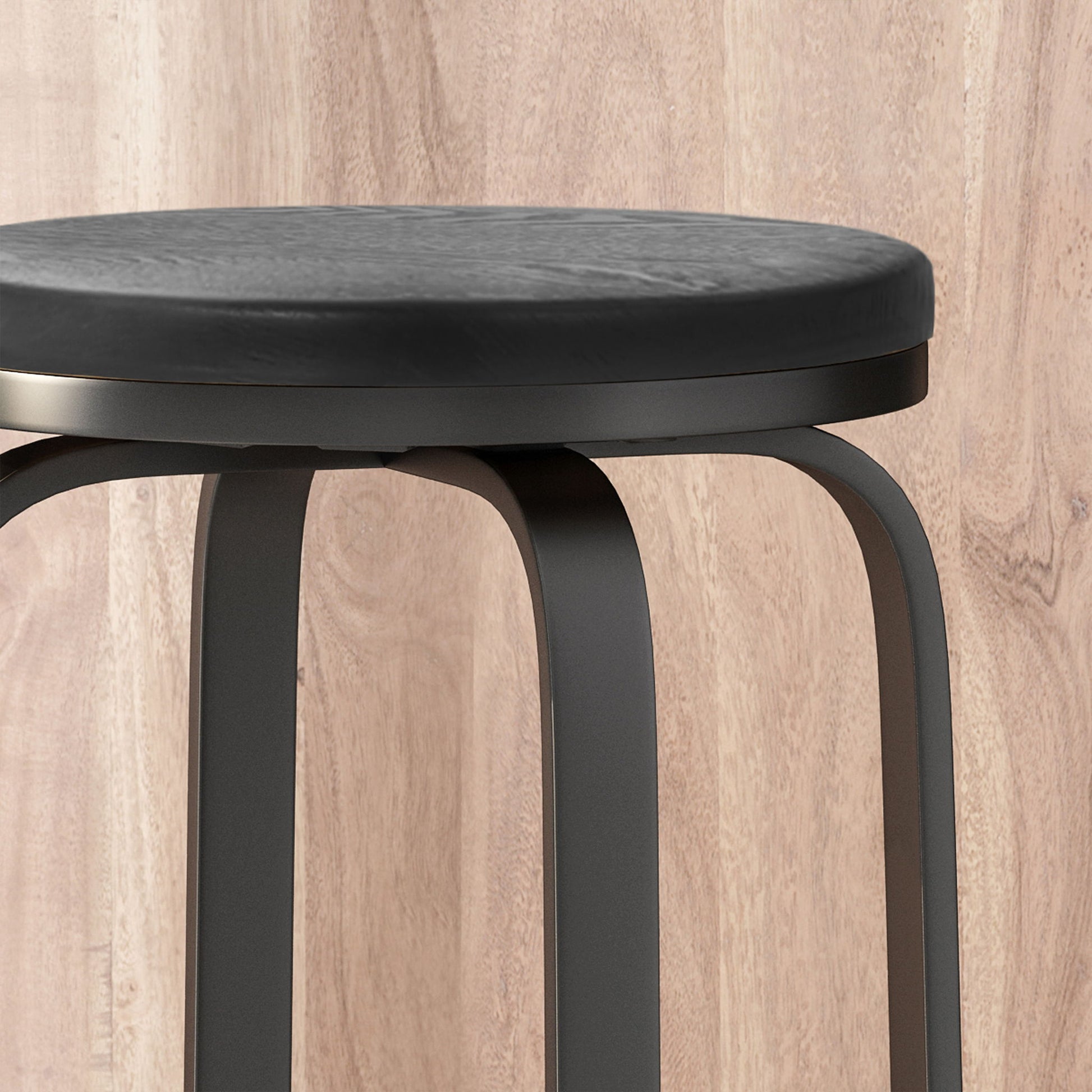 Modern Industrial Counter Stool Set With Swivel Function Noble House