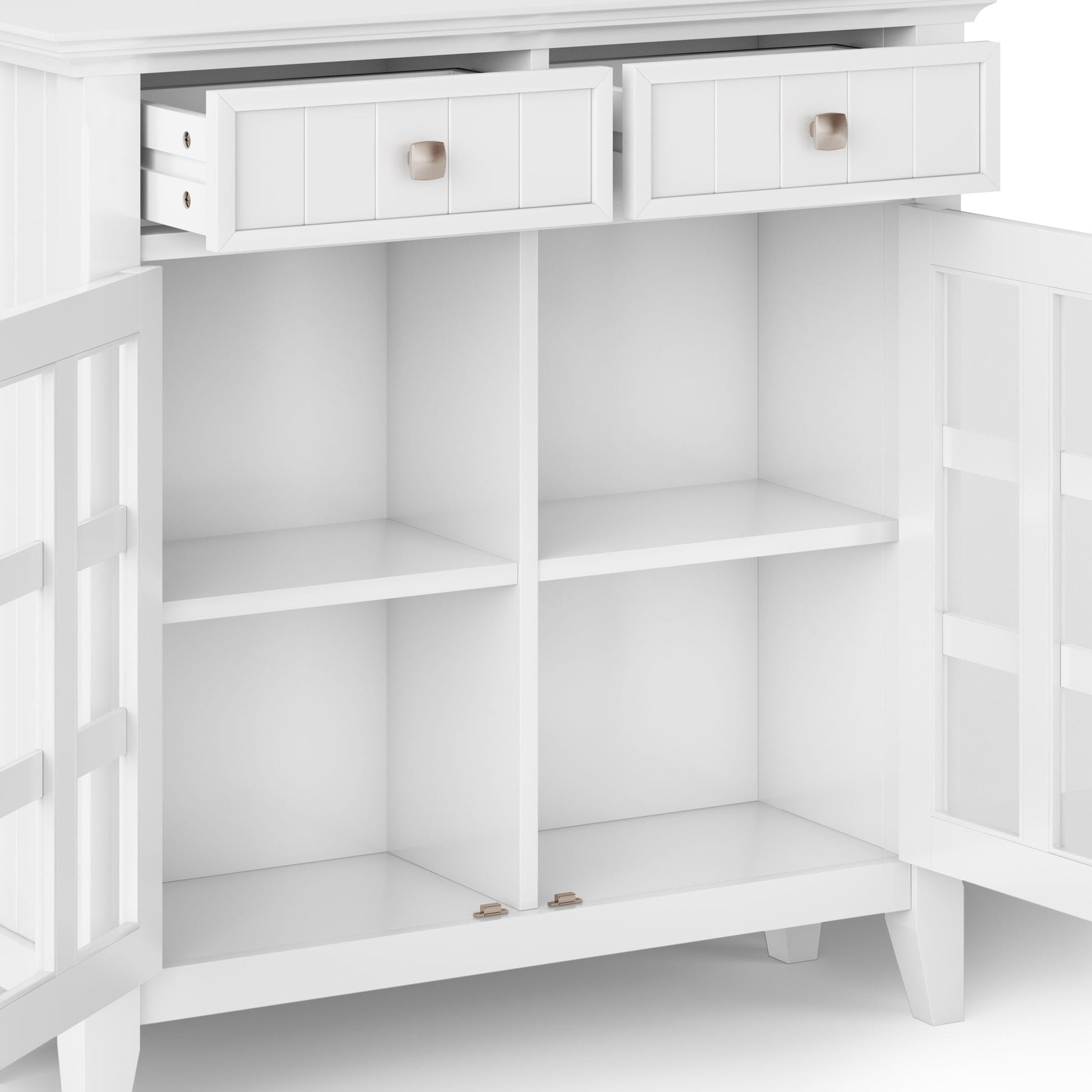 Acadian - Handcrafted Entryway Storage Cabinet Simpli-Home