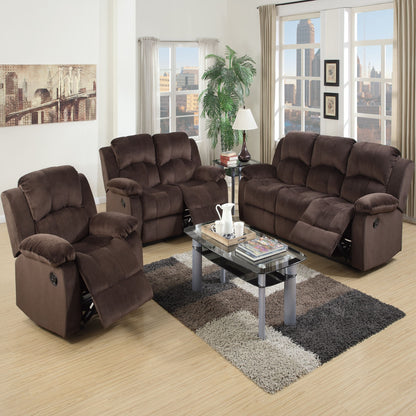 Modern Style Living Room Set With Reclining Home Essentials