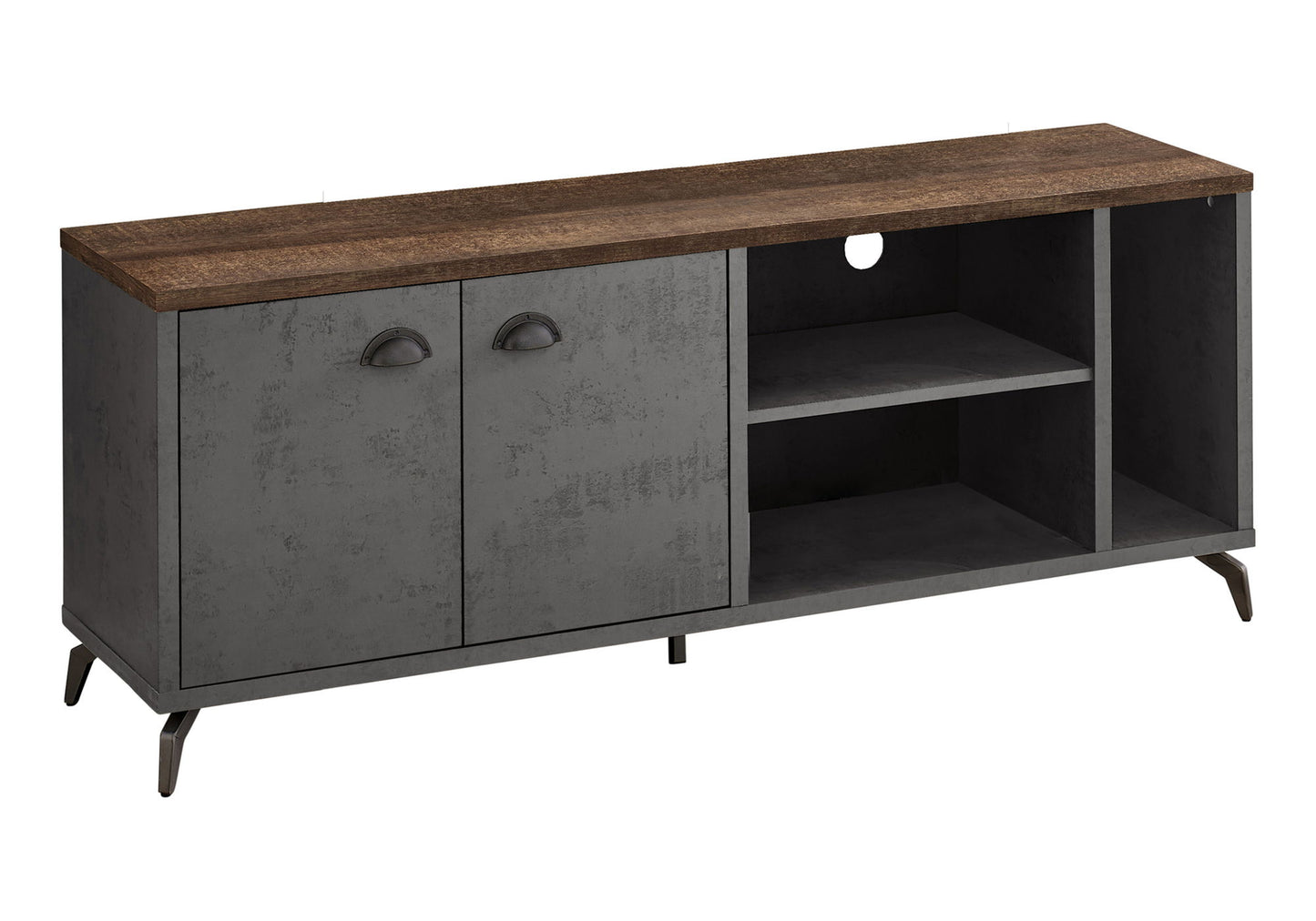 TV Stand, Console, Media Entertainment Center, Storage Cabinet, Contemporary & Modern 8th Street