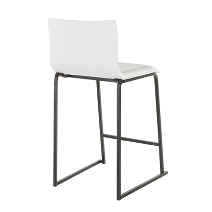 Mara - Upholstered Contemporary Counter Stool (Set of 2) Lumi Source