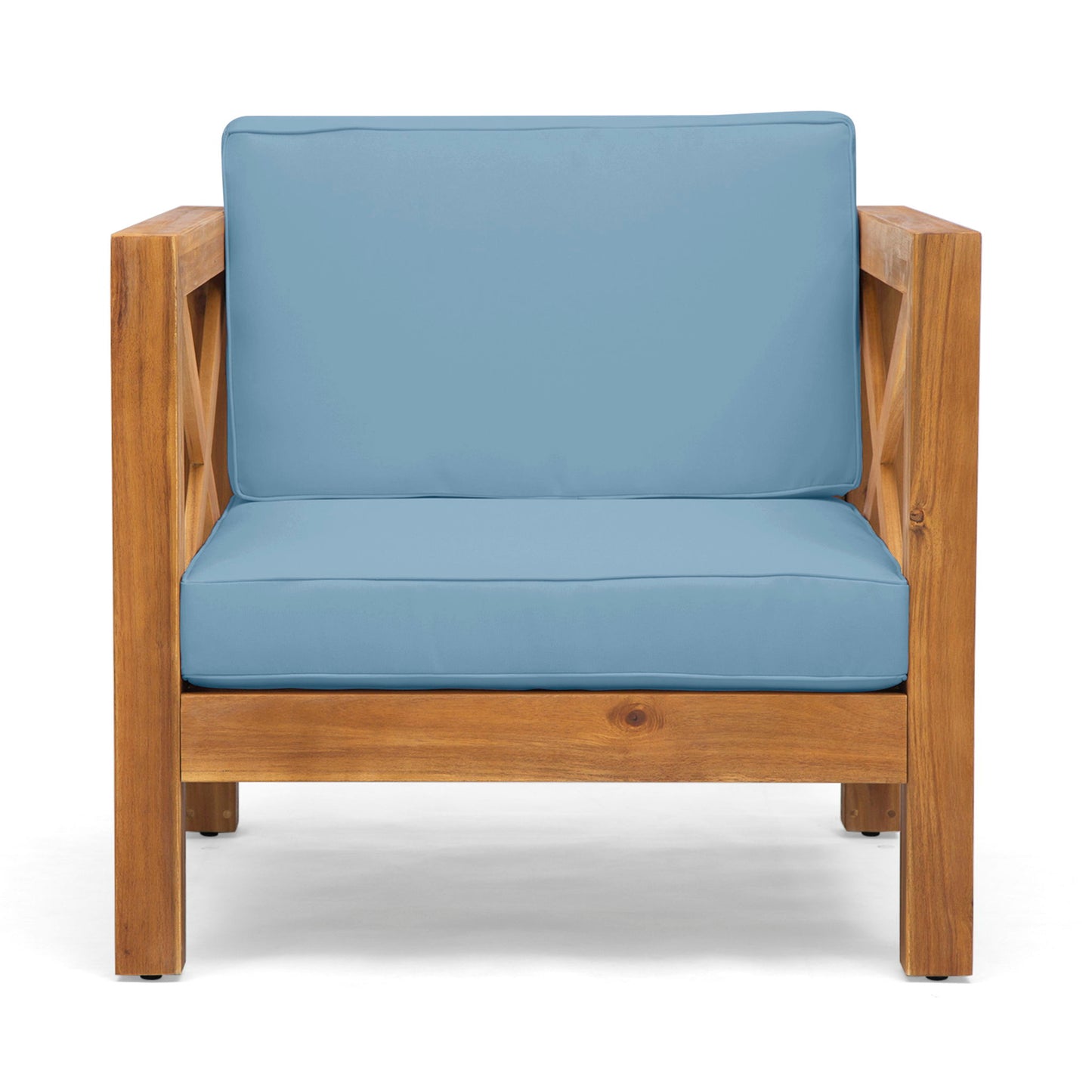 Brava - Mid - Century Modern Club Chair With Water Resistant Cushions Noble House